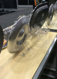 Small Acrylic Base Wire Back Adjustable Display - 1PL  (measures 2-3/4" wide, 3-1/2" tall, 3-3/4" deep)